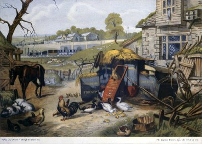 Past and Present Through Victorian Eyes, Printed by the Leighton Brothers by English School